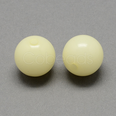 Imitation Jelly Acrylic Beads JACR-R001-8mm-10-1