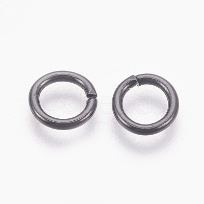 304 Stainless Steel Open Jump Rings STAS-M235-01B-1