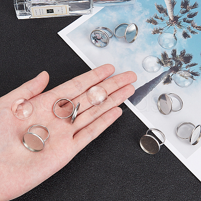 DIY Finger Rings Making Kits DIY-UN0001-18P-1
