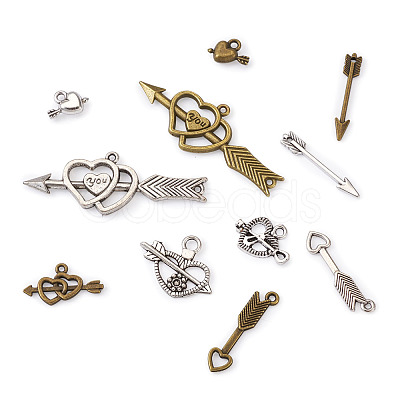 Tibetan Style Alloy Pendants TIBEP-BT0001-03-RS-1