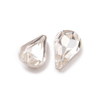 Glass Rhinestone Cabochons GGLA-P002-07C-01-1