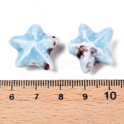 Handmade Porcelain Beads PORC-N008-03B-1
