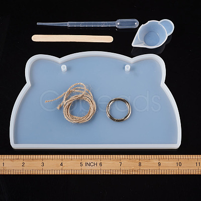 DIY Silicone Hangtag Molds Kits DIY-TA0008-41-1