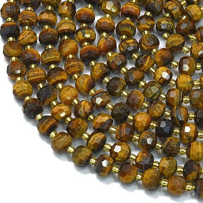 Natural Tiger Eye Beads Strands G-K389-E65-01-1