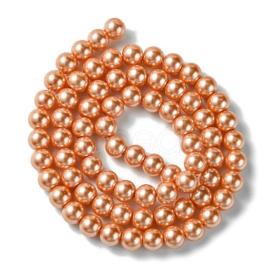 Eco-Friendly Dyed Glass Pearl Bead Strands LS-HY-A008-6mm-RB113-1