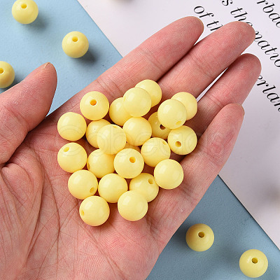 Opaque Acrylic Beads X-MACR-S370-C12mm-A10-1