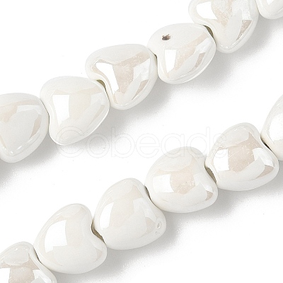 Handmade Porcelain Beads Strands PORC-Z002-02E-1