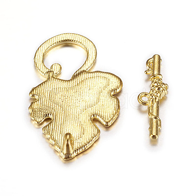 Alloy Toggle Clasps X1-PALLOY-A20005-G-FF-1