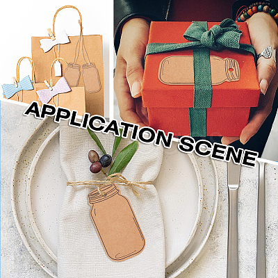 Kraft Paper Price Tags DIY-WH0591-310-1