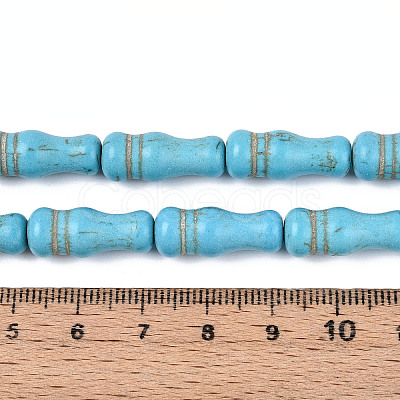 Synthetic Turquoise Beads Strands G-N352-15-1