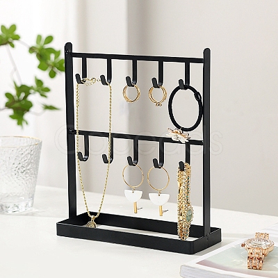 Iron Jewelry Display Rack PW-WG52969-02-1