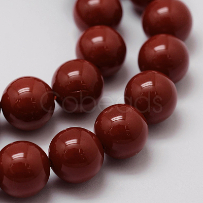 Shell Pearl Beads Strands BSHE-L026-01-10mm-1