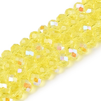 Electroplate Glass Beads Strands LS-EGLA-A044-T8mm-L29-1