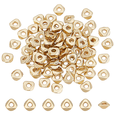80Pcs Brass Spacer Beads KK-PH0011-08-1