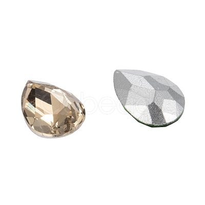 Pointed Back Glass Rhinestone Cabochons RGLA-T081-7x10mm-1