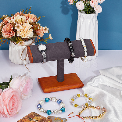 Wood Bracelet Display Stands BDIS-WH0006-009B-1