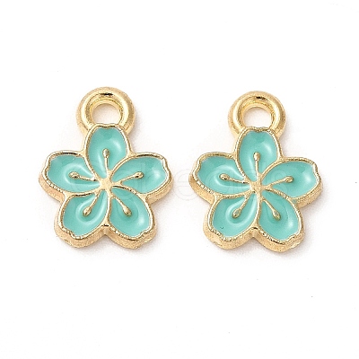 Alloy Enamel Charms ENAM-C005-34G-05-1