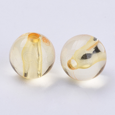 Transparent Acrylic Beads TACR-Q255-8mm-V-1