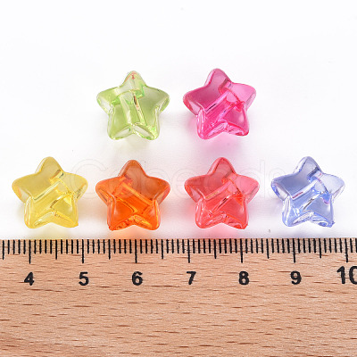 1-Hole Transparent Acrylic Buttons TACR-S154-52B-1