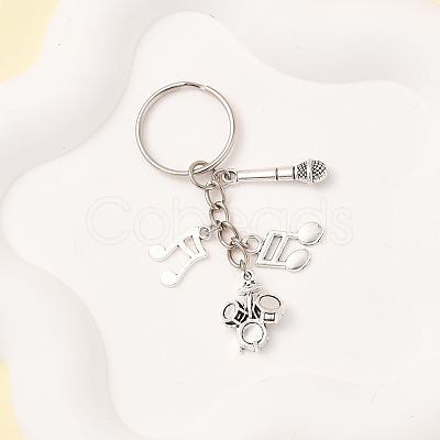 Music Theme Alloy Keychain KEYC-FS00029-01-1