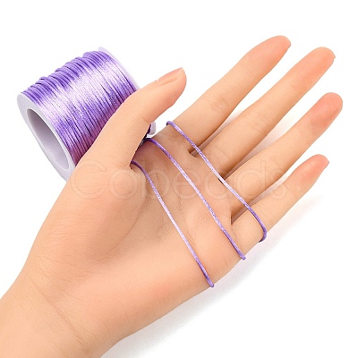 30M Nylon Satin Rattail Cords NWIR-YW0001-04-07-1