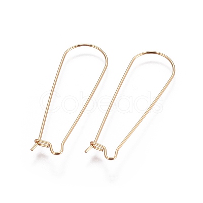 304 Stainless Steel Hoop Earring Finding X-STAS-E464-05G-1