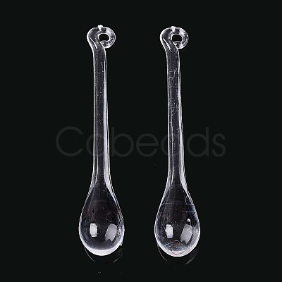 Transparent Plastic Big Pendants KY-T042-01-1