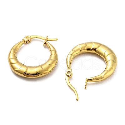 PVD Vacuum Plating 304 Stainless Steel Hoop Earrings for Women EJEW-Q772-12G-1