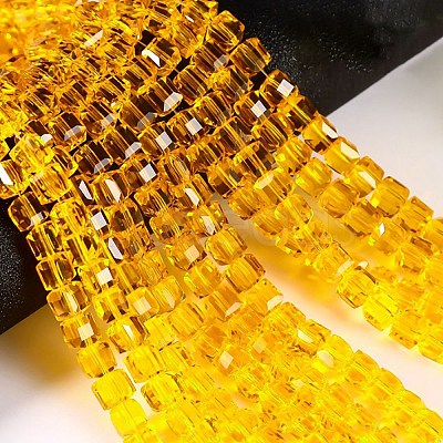 Transparents Glass Beads GLAA-WH0032-25B-08-1