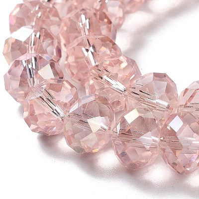 Electroplate Glass Beads Strands LS-GR12MMY-59AB-1