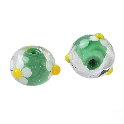 Handmade Lampwork Enamel Beads LAMP-Z020-04A-1