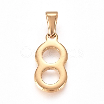 304 Stainless Steel Pendants STAS-L210-05A-G-1