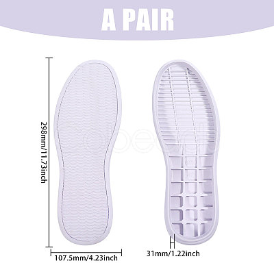 Anti Skid Synthetic Rubber Shoes Bottom Heel Sole FIND-WH0816-097C-1
