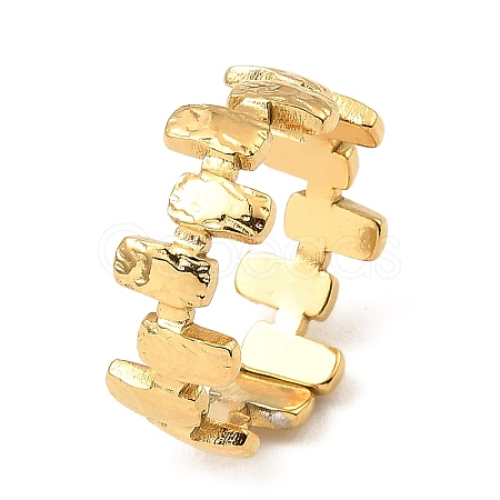 304 Stainless Steel Open Cuff Rings RJEW-Z018-20G-1
