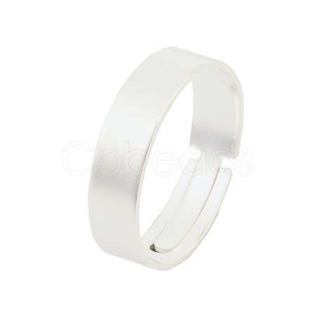 Blank 316 Surgical Stainless Steel Finger Ring Band STAS-C125-04S-1