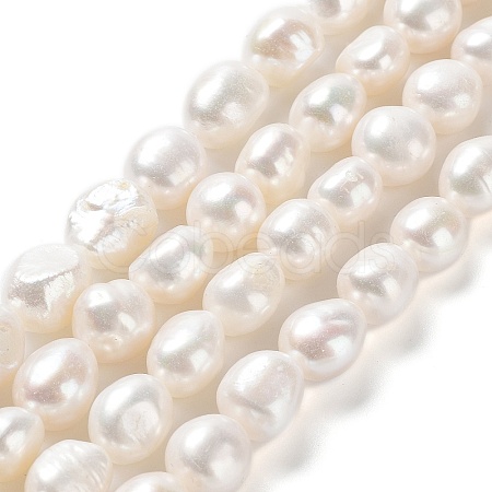 Natural Cultured Freshwater Pearl Beads Strands PEAR-Z002-14-1