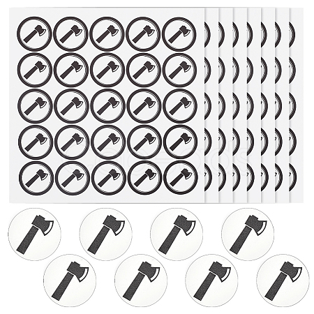 PVC Plastic Waterproof Stickers DIY-WH0386-18E-1