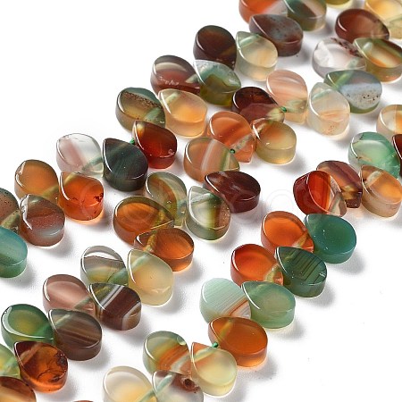 Natural Agate Beads Strands G-G021-04A-02-1