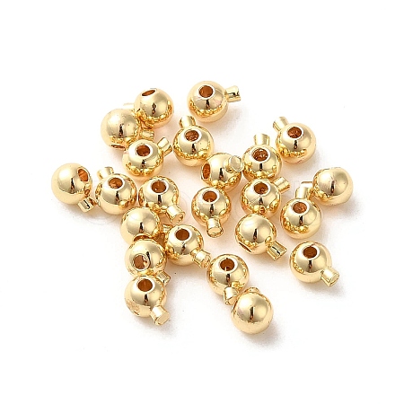 Brass Crimp Beads KK-F826-04LG-1