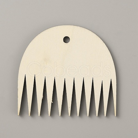 Wood Tapestry Woven Combs LS-WOOD-WH0030-30-1