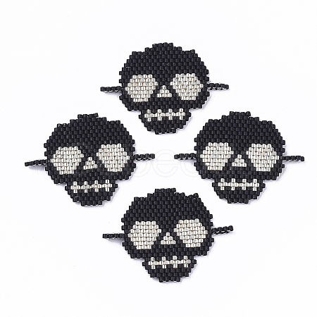 Handmade Japanese Seed Beads Links SEED-S025-47-1