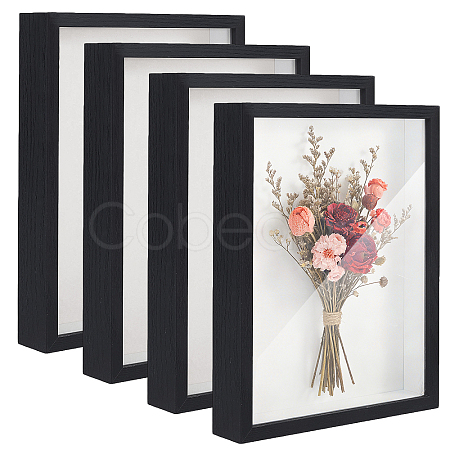 MDF Composite Wood Photo Frame Stand for Dried Flower LS-DJEW-WH0028-057A-1