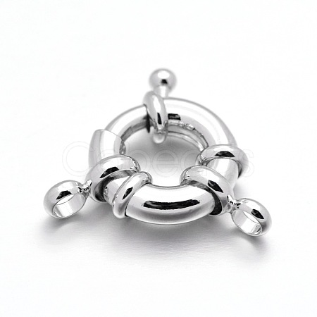 Rack Plating Brass Spring Ring Clasps KK-D399-A-P-NF-1