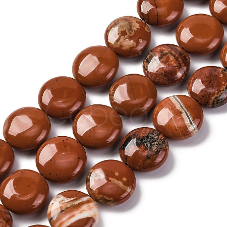 Natural Red Jasper Beads Strands G-C159-A05-01-1