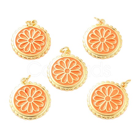 Real 18K Gold Plated Brass Pendants KK-L206-013G-07-1