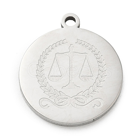 201 Stainless Steel Pendants SA-CBA3D3A-05P-24-1