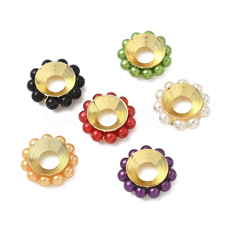 Brass European Beads KK-K293-49G-1
