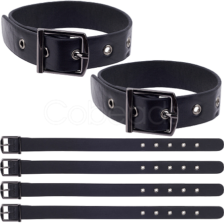PU Imitation Leather Cord Bracelets BJEW-WH0020-68D-1