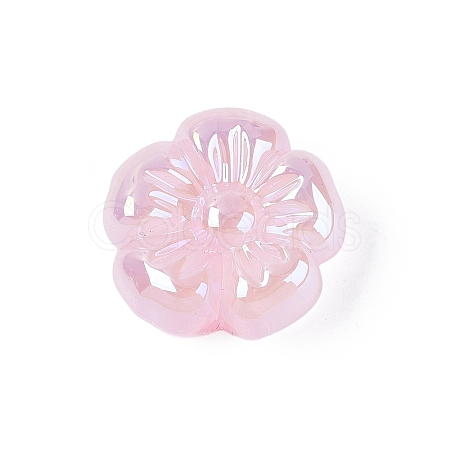 UV Plating Opaque Acrylic Beads OACR-N161-08E-1