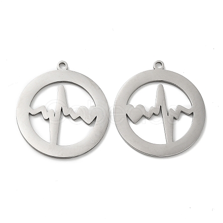 Non-Tarnish 201 Stainless Steel Pendants STAS-Q216-05P-1